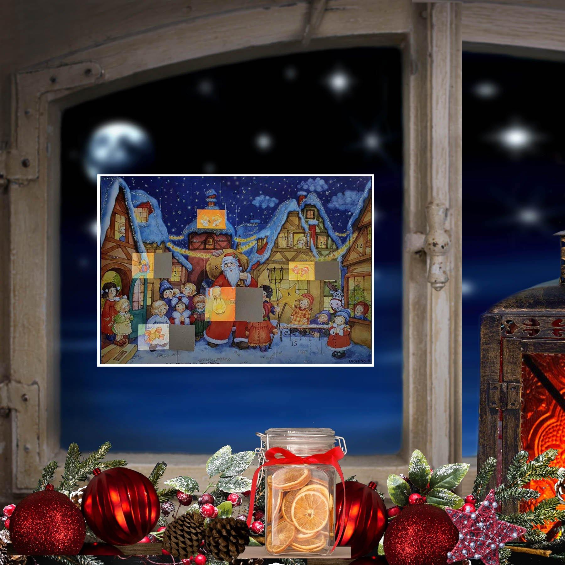 Calendario de Adviento A4 "El Papá Noel viene a la ciudad"