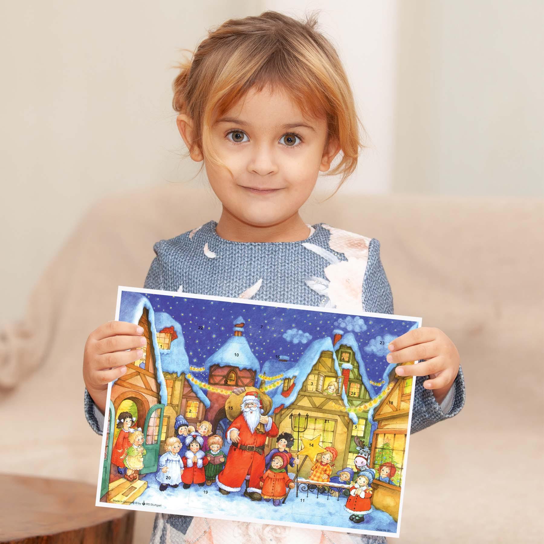 Calendario de Adviento A4 "El Papá Noel viene a la ciudad"