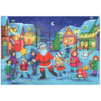 Calendario de Adviento A4 "Patinaje sobre hielo con Papá Noel"