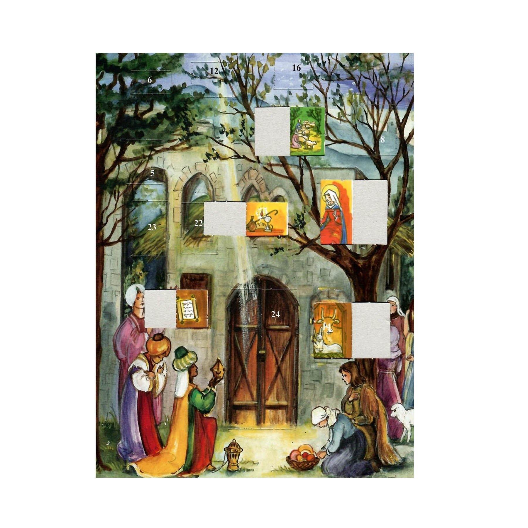 Calendario de Adviento A4 "Establo de Belén"