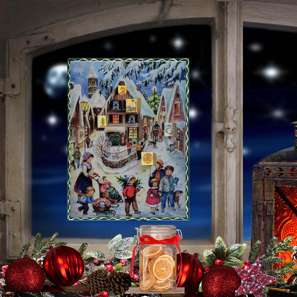 Calendario de Adviento A4 "Navidad en el pueblo"