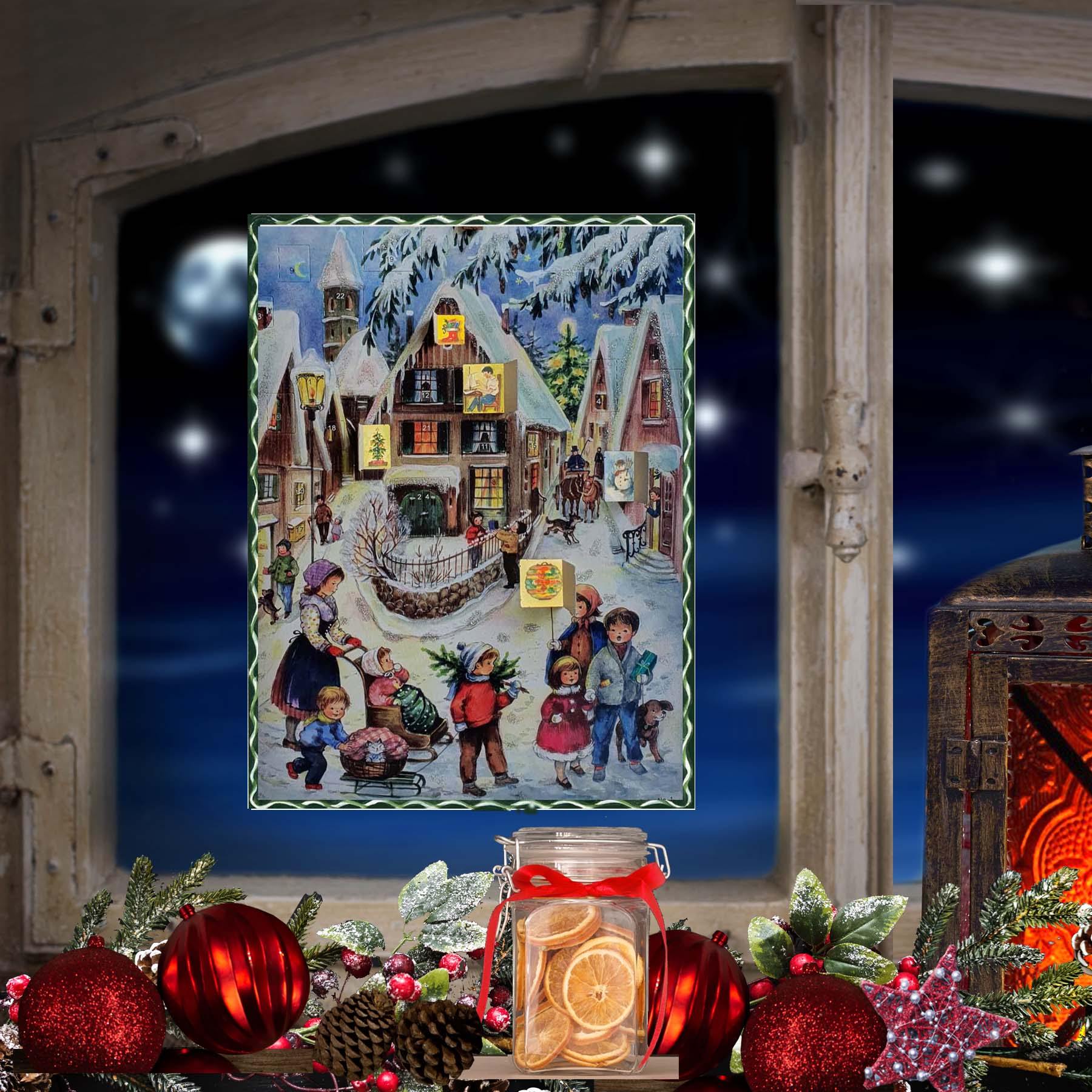 Calendario de Adviento A4 "Navidad en el pueblo"