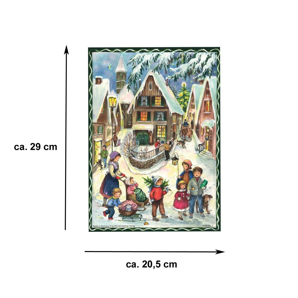 Calendario de Adviento A4 "Navidad en el pueblo"