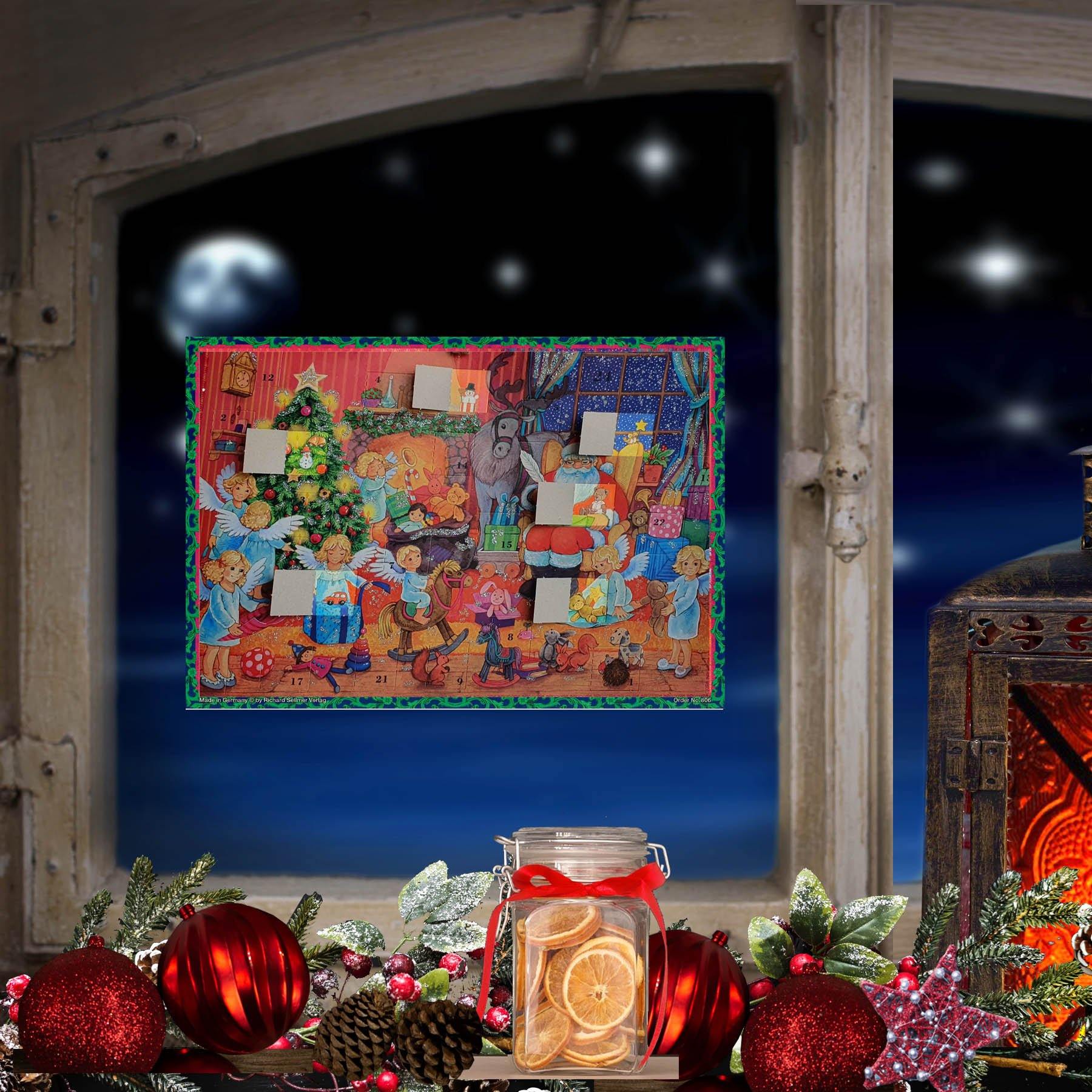 Calendario de Adviento A4 "Preparativos navideños"