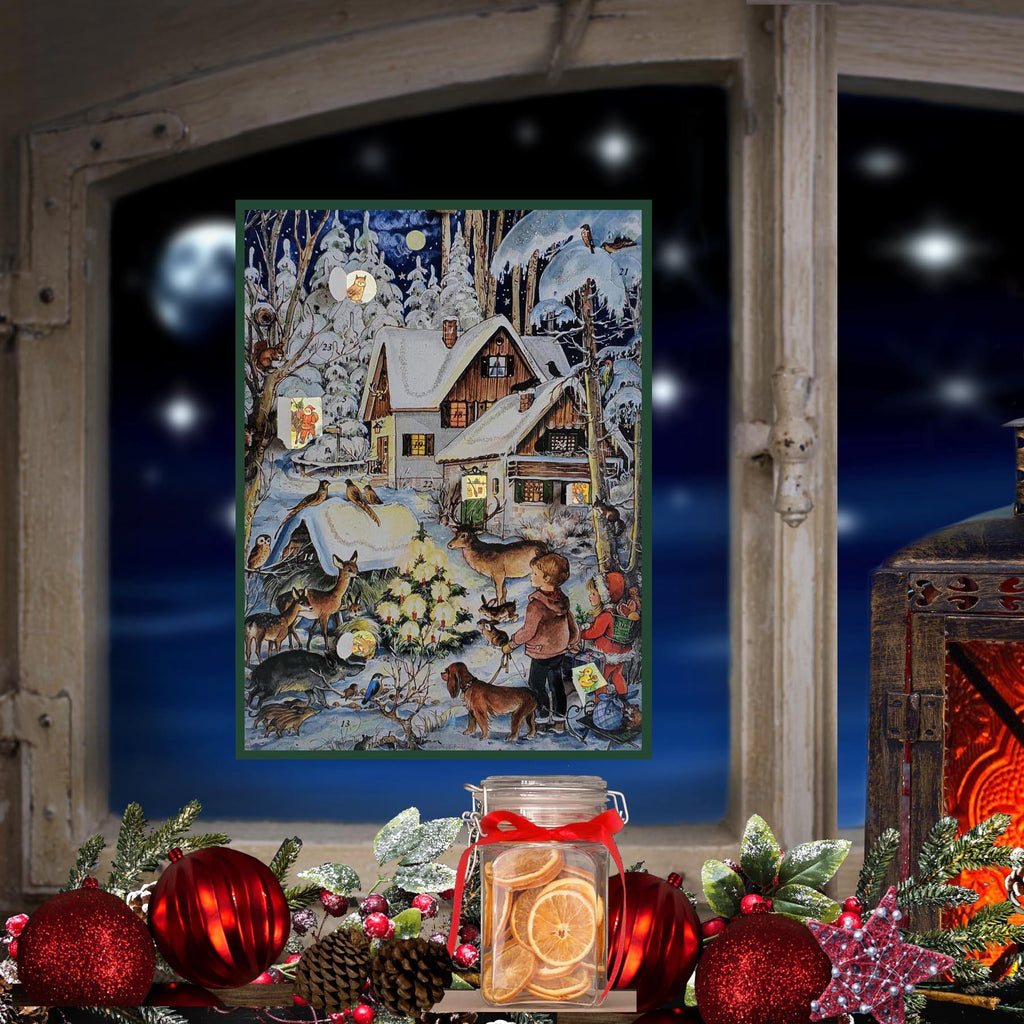 Calendario de Adviento A4 "Invierno con los animales"
