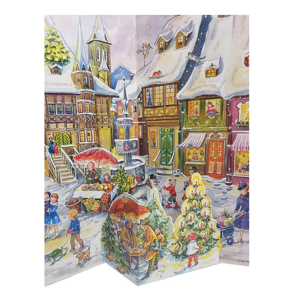 Calendario de Adviento "Escena del casco antiguo"