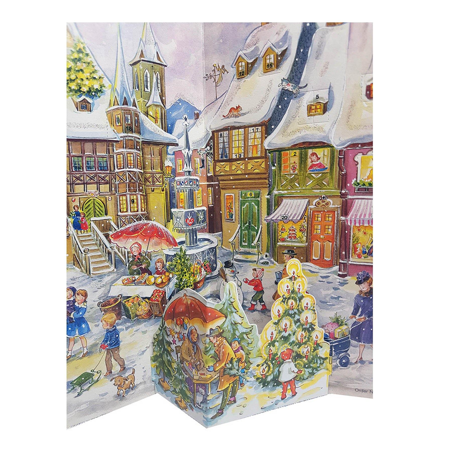 Calendario de Adviento "Escena del casco antiguo"
