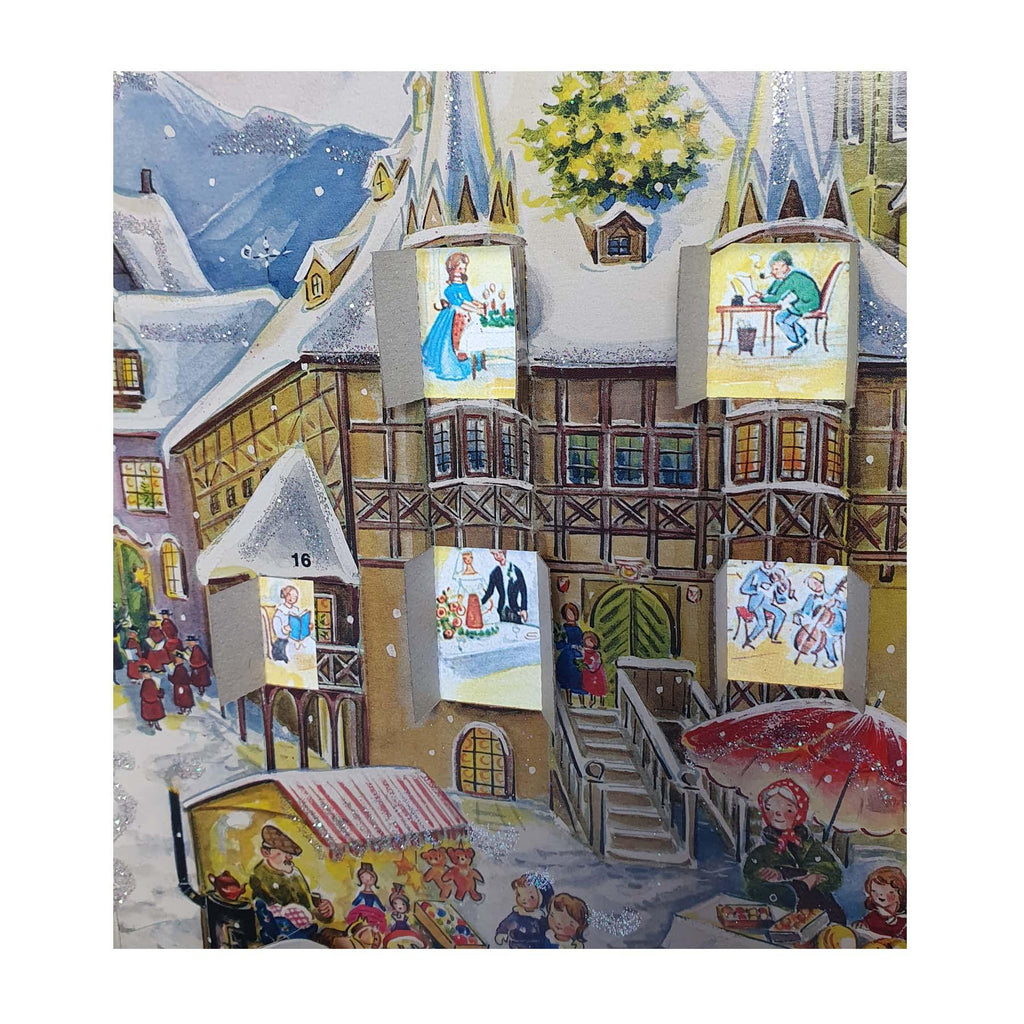 Calendario de Adviento "Escena del casco antiguo"