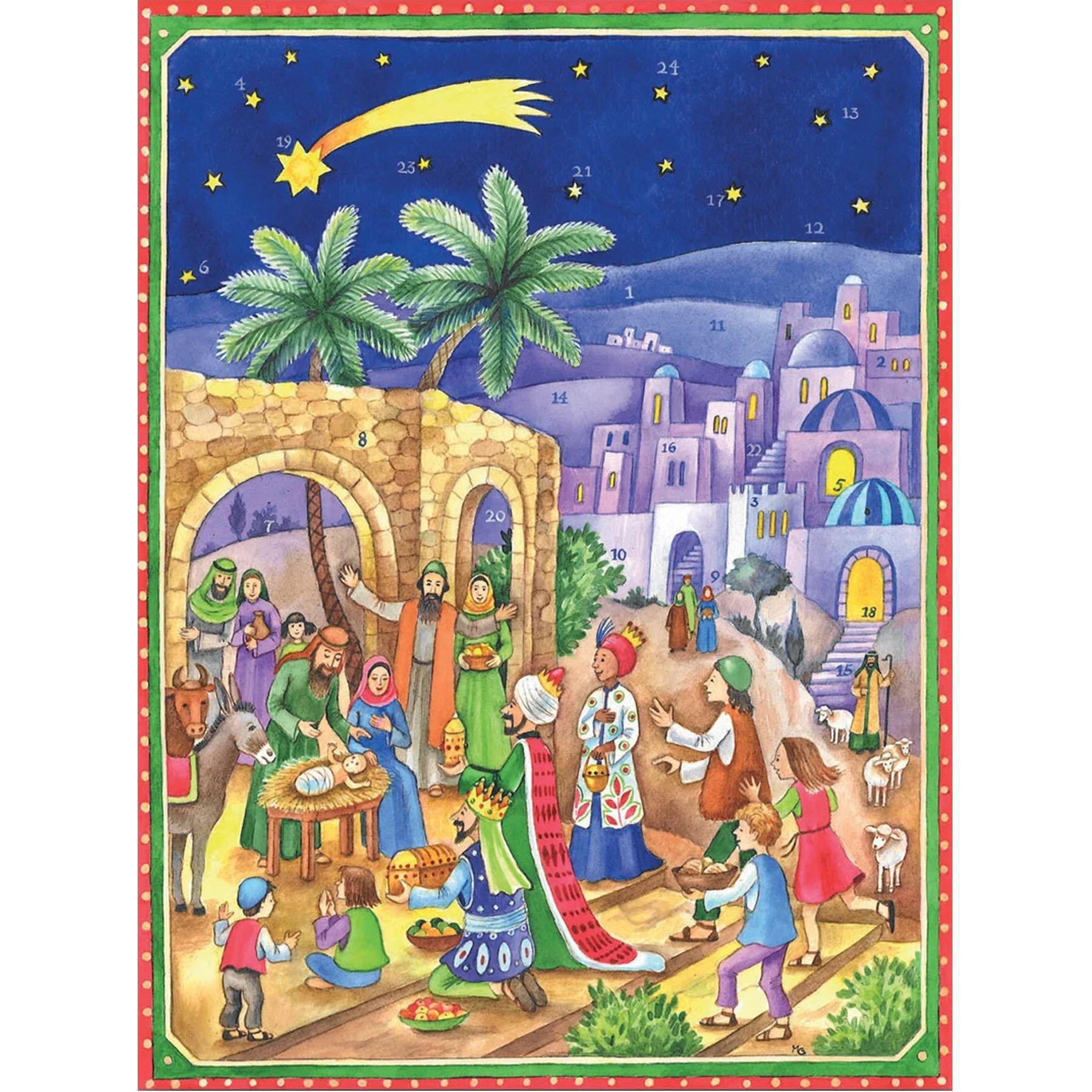 Calendario de Adviento "En el pesebre de Belén"