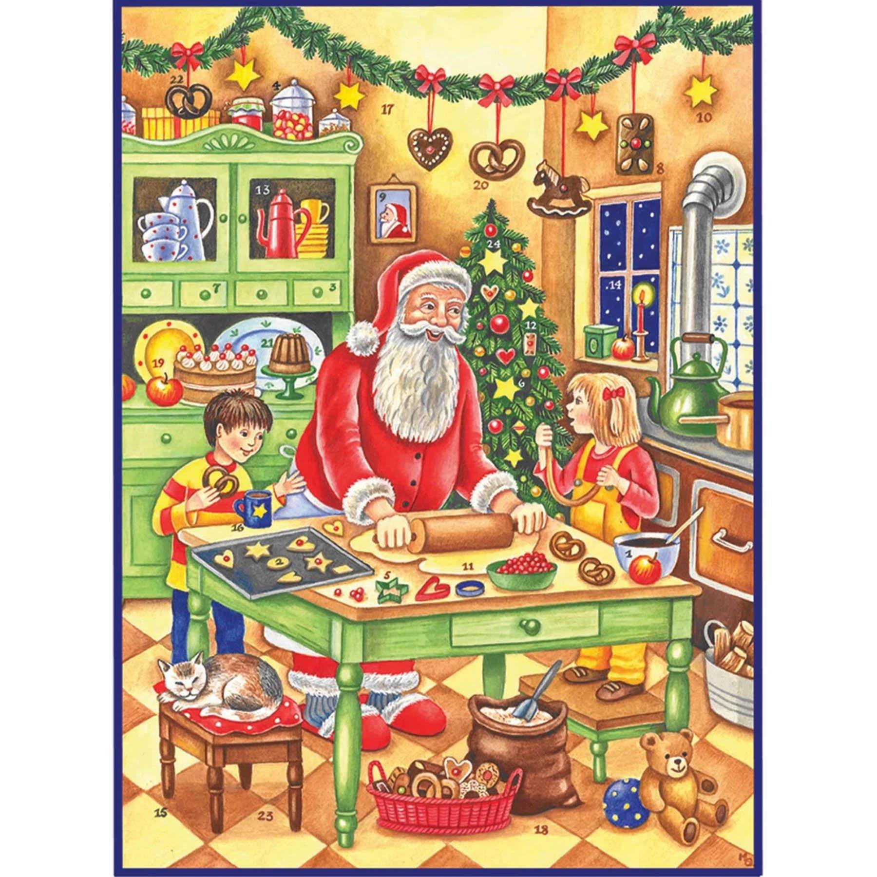 Calendario de Adviento "Cocinar con Papá Noel"