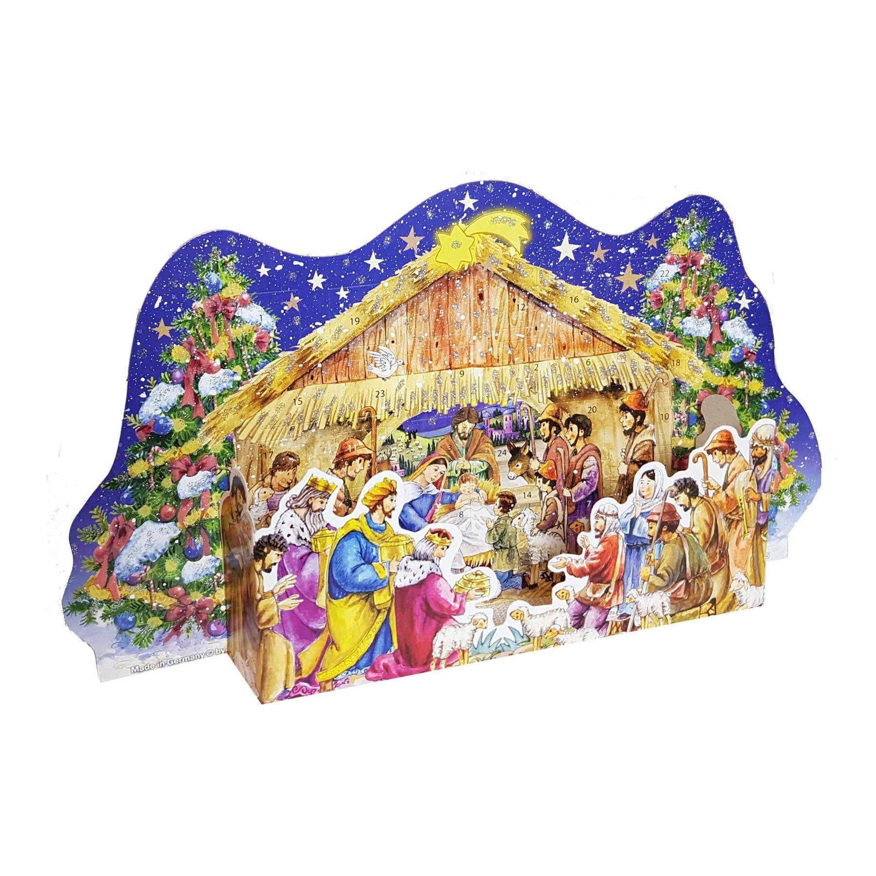 Calendario de Adviento "En el pesebre de Navidad"