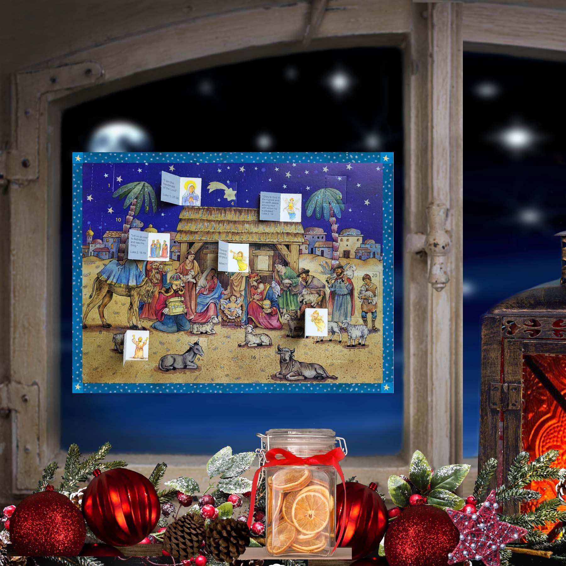 Calendario de Adviento "Visita al pesebre"