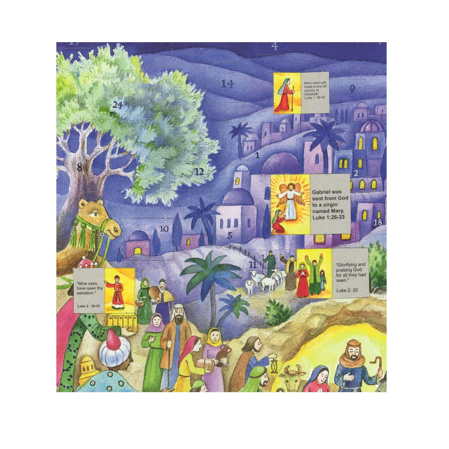 Calendario de Adviento "Visita al pesebre"