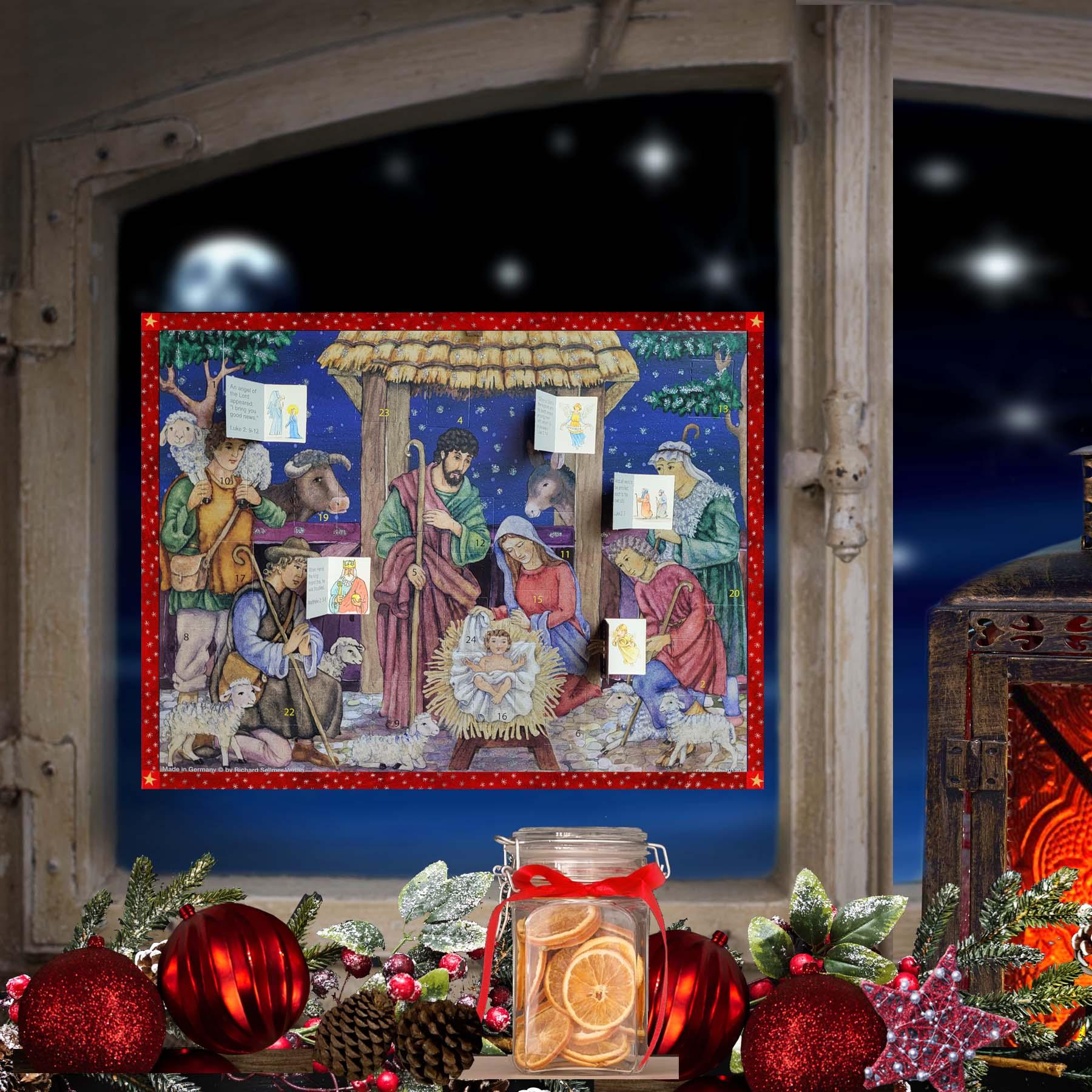 Calendario de Adviento "Der Heiland ist geboren"