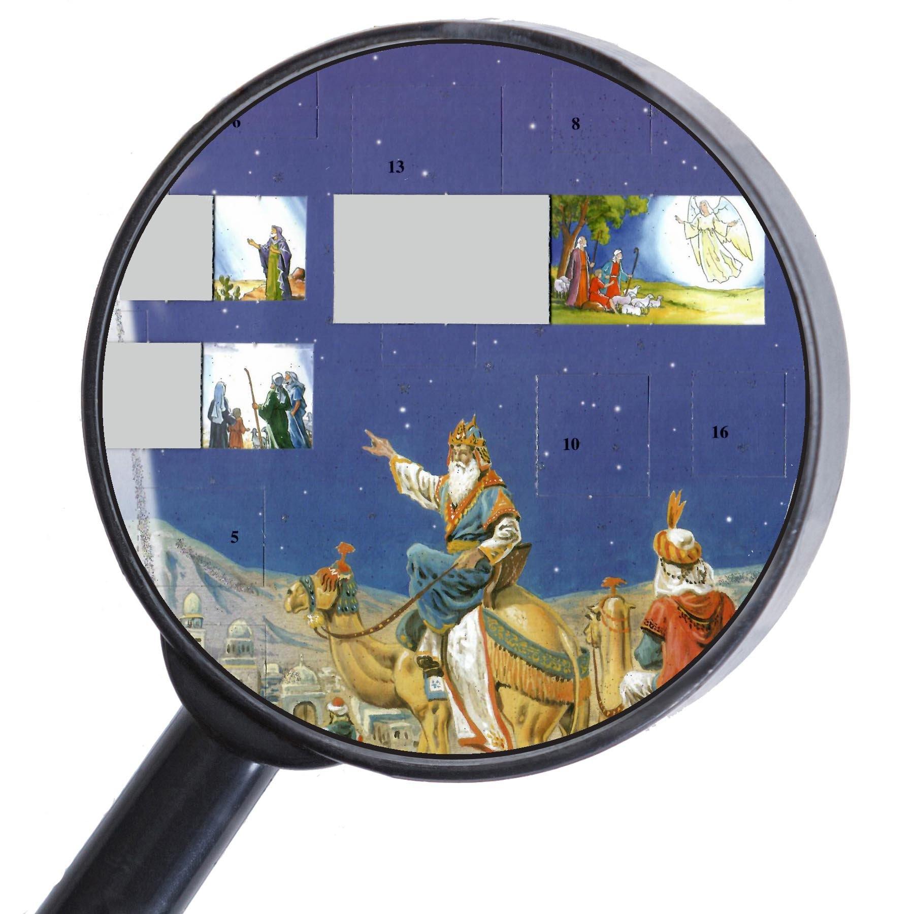 Calendario de Adviento "Los tres Reyes Magos siguen la estrella"