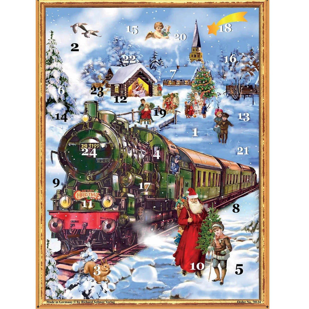 Calendario de Adviento "Eisenbahn im Schnee"
