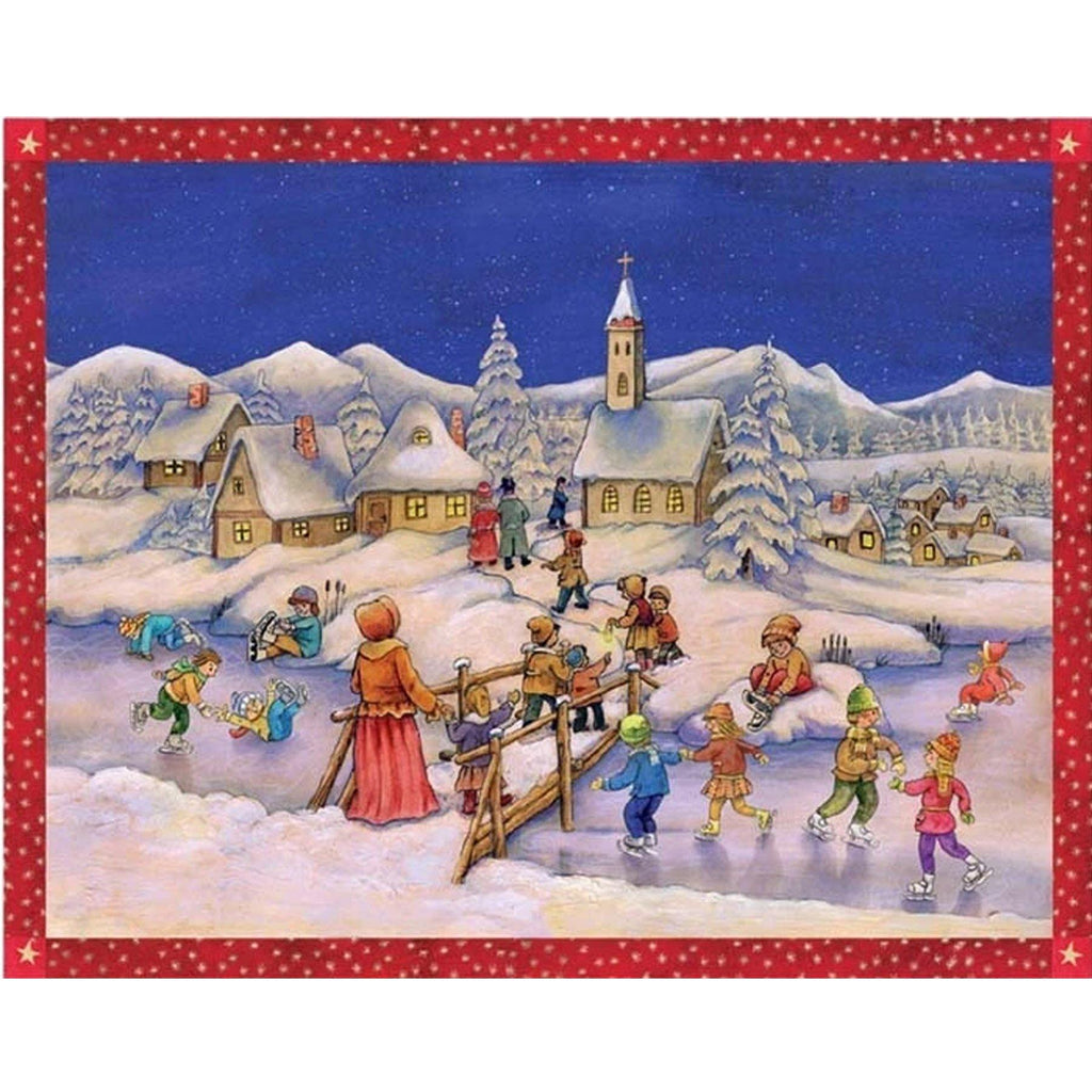Calendario de Adviento "Patinar sobre hielo es genial"