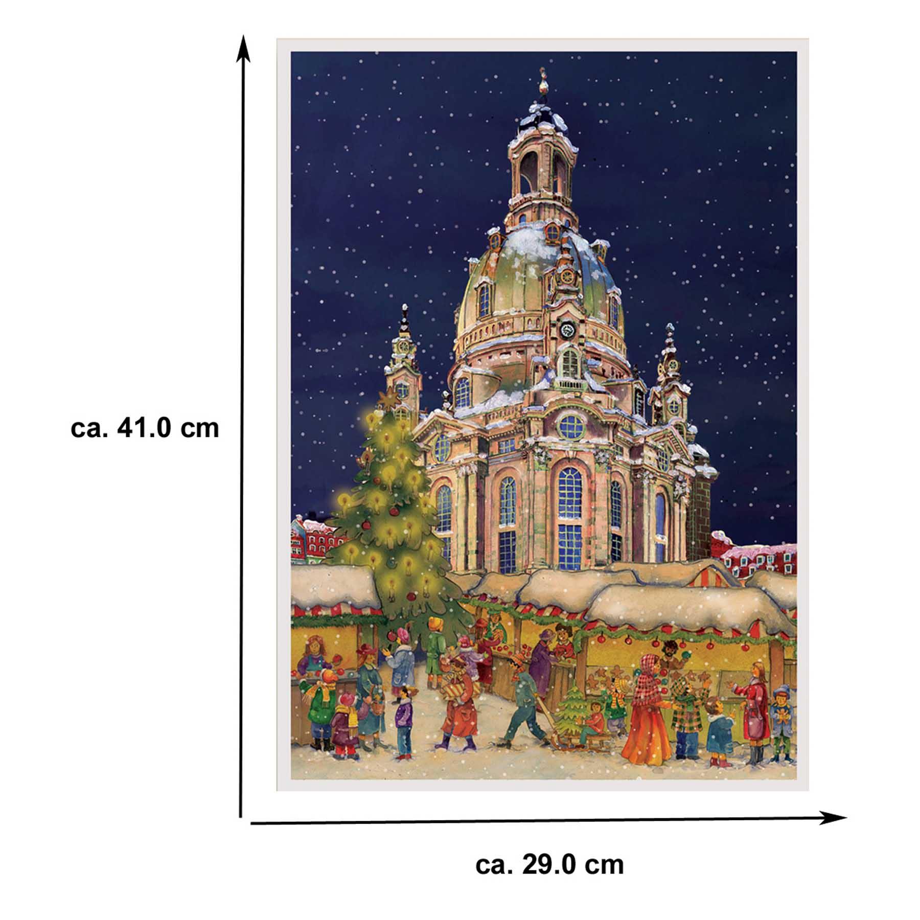 Calendario de Adviento "Frauenkirche Dresden"