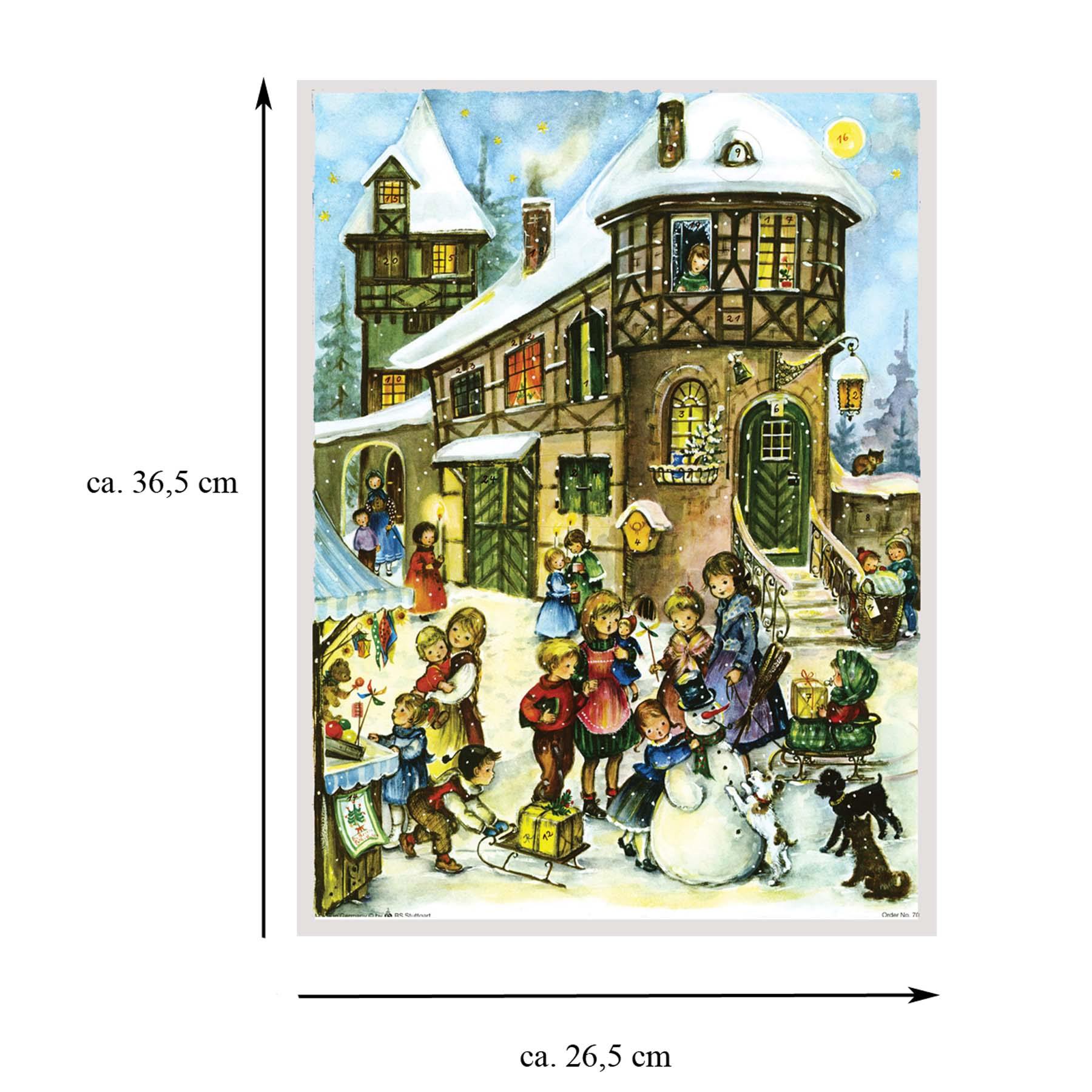 Calendario de Adviento "Alegría en la nieve"