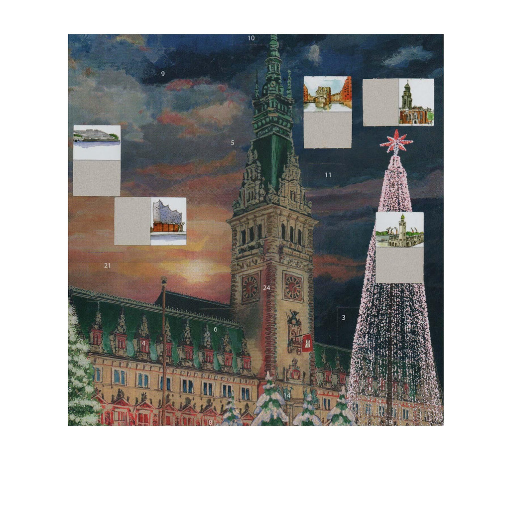 Calendario de Adviento "Hamburgo"
