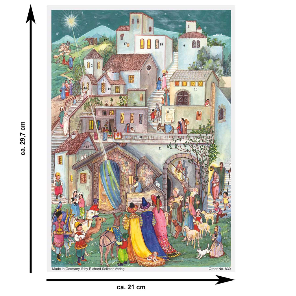 Calendario de Adviento "Los Reyes Magos en Belén"