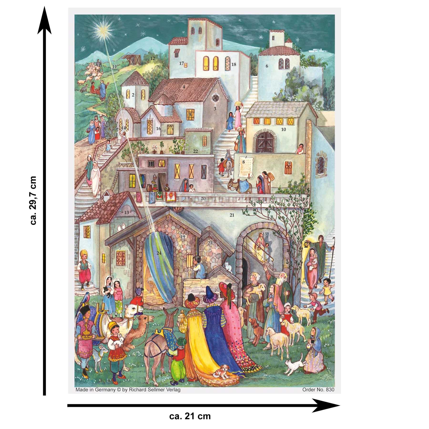 Calendario de Adviento "Los Reyes Magos en Belén"