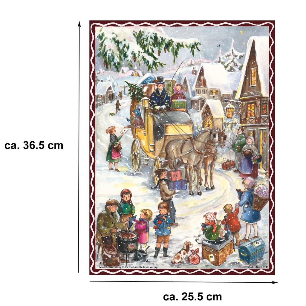 Calendario de Adviento "Hurra, llega la carroza"