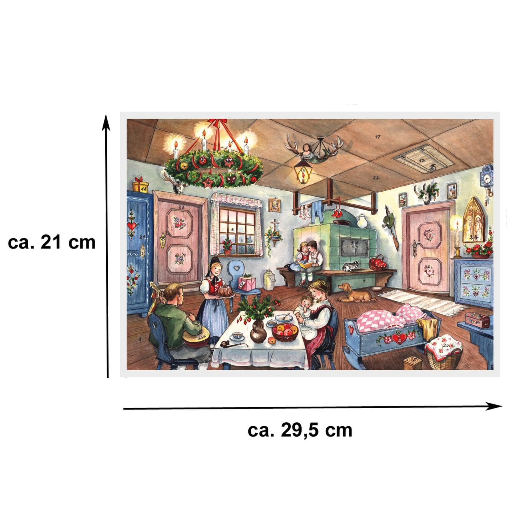 Calendario de Adviento "En la sala"