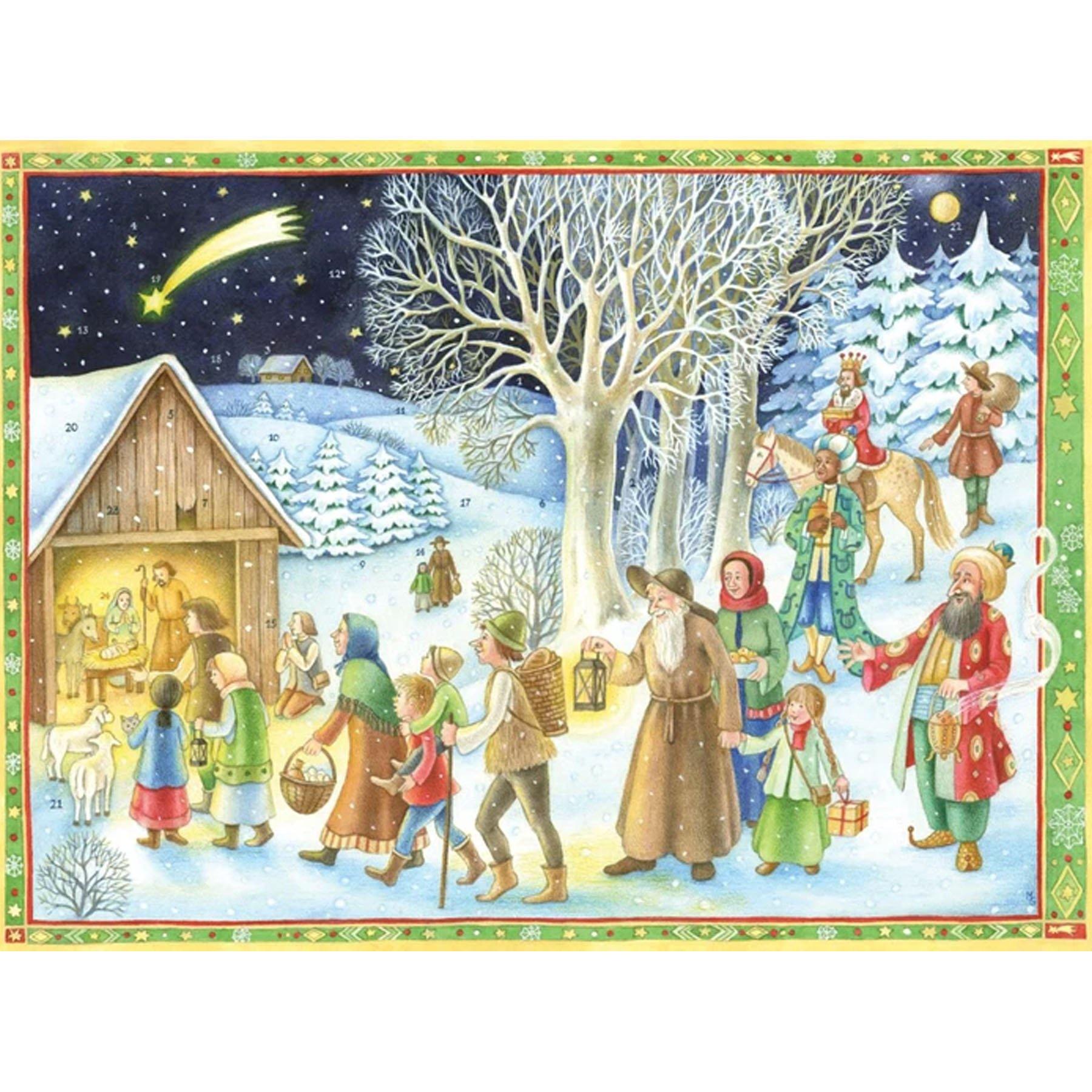 Calendario de Adviento "Venid, ved el establo"