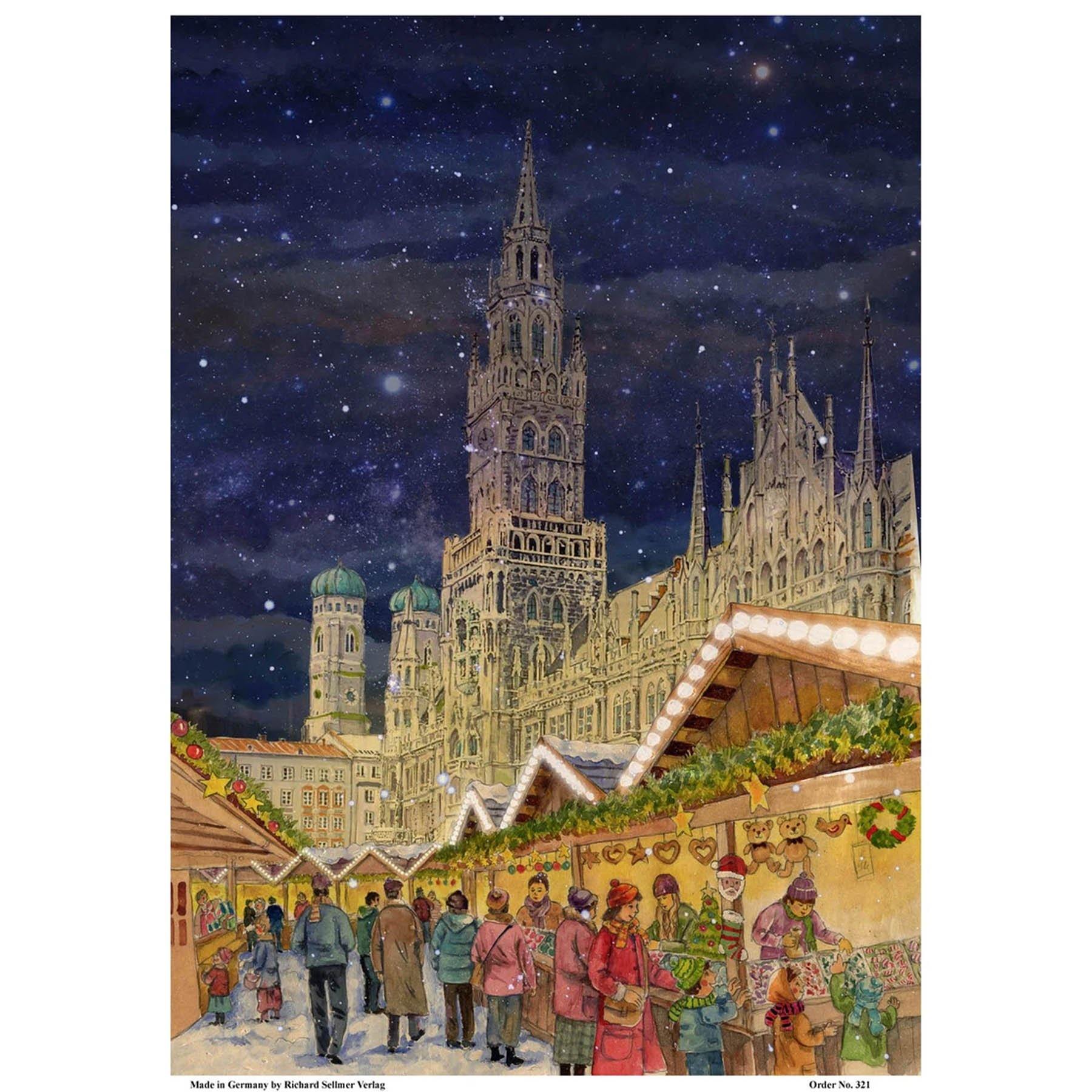 Calendario de Adviento "Múnich Marienplatz"