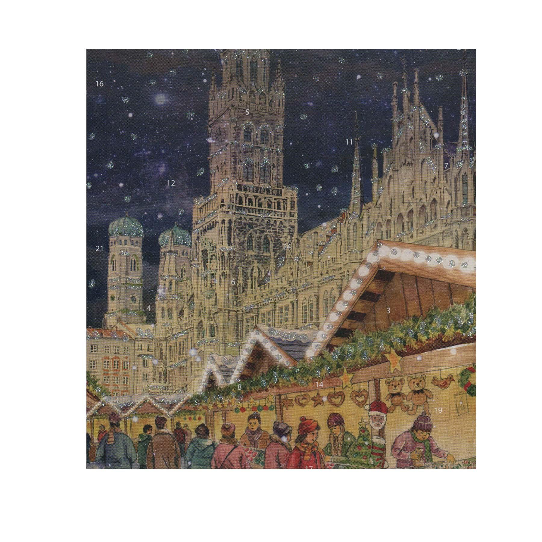 Calendario de Adviento "Múnich Marienplatz"