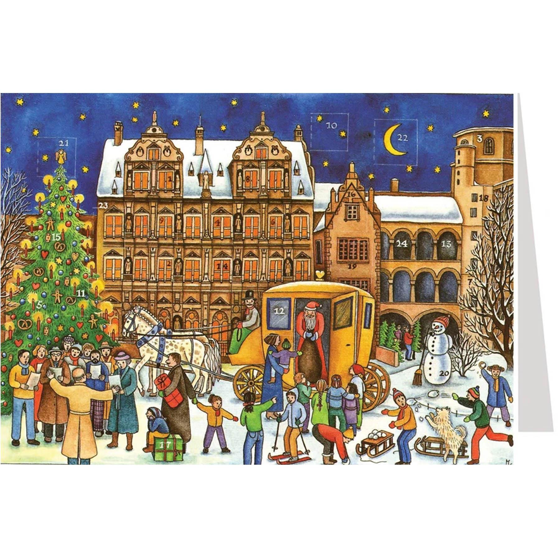 Postal de calendario de adviento A5 "Heidelberg"