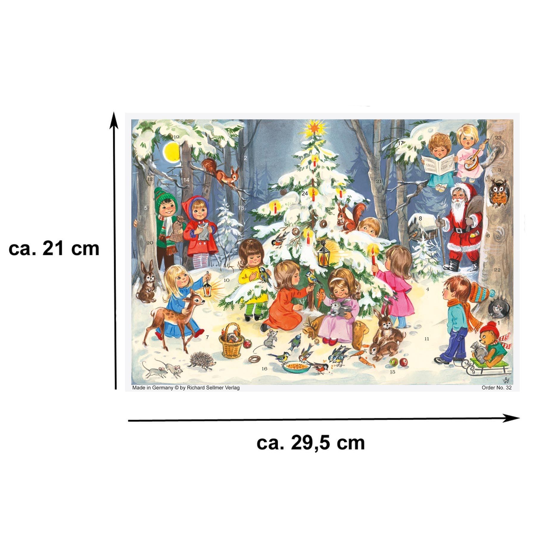 Calendario de Adviento "Diversión y juegos en el árbol de Navidad"