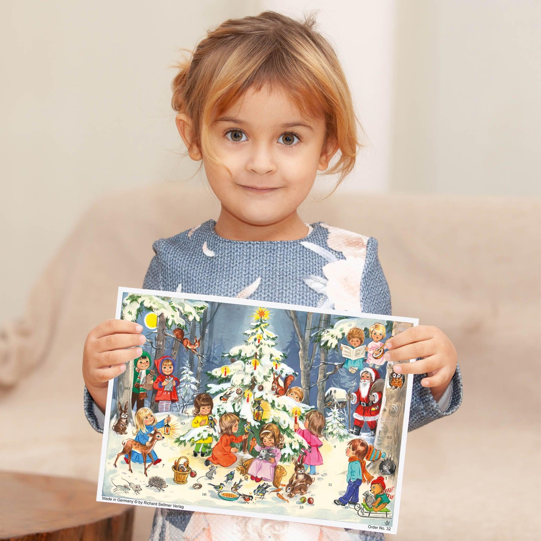 Calendario de Adviento "Diversión y juegos en el árbol de Navidad"