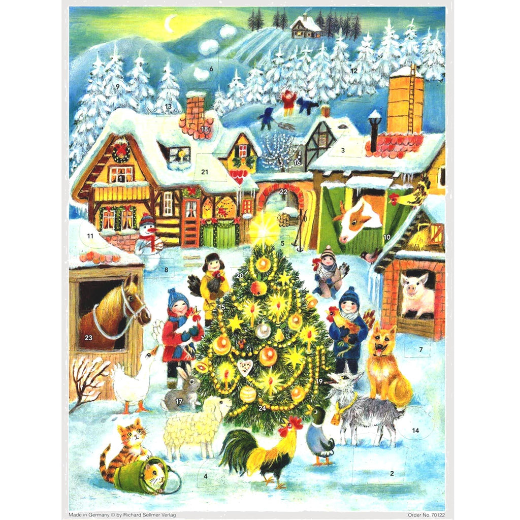 Calendario de Adviento "Navidad en la granja"