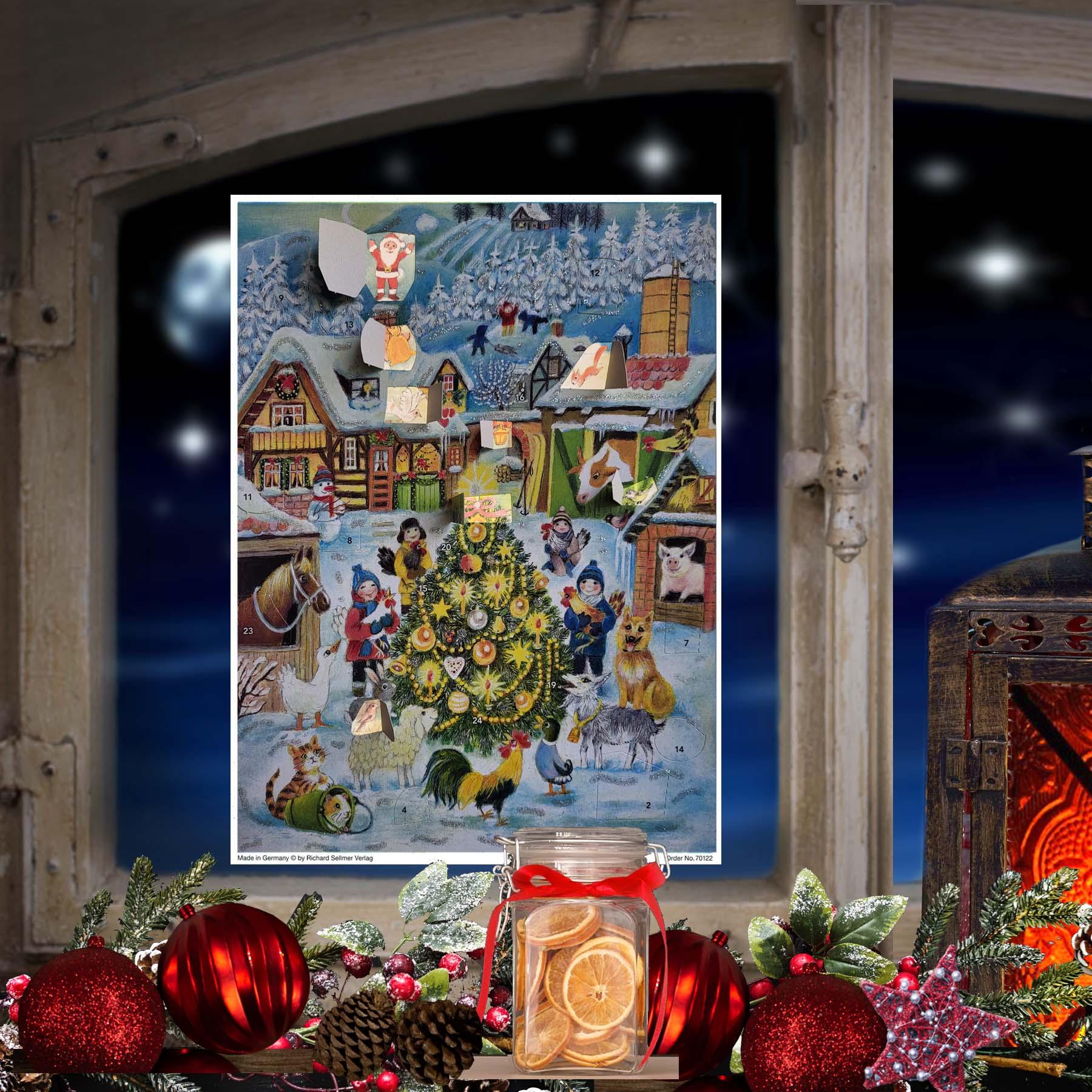 Calendario de Adviento "Navidad en la granja"