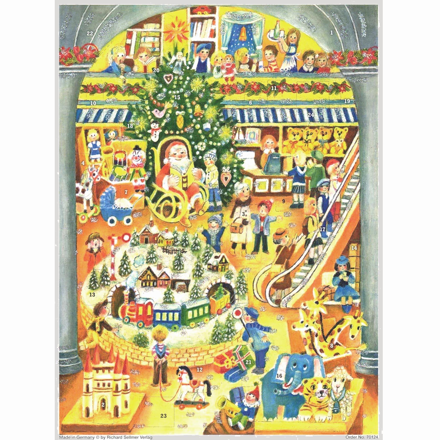 Calendario de Adviento "Tienda de Juguetes Navideña"