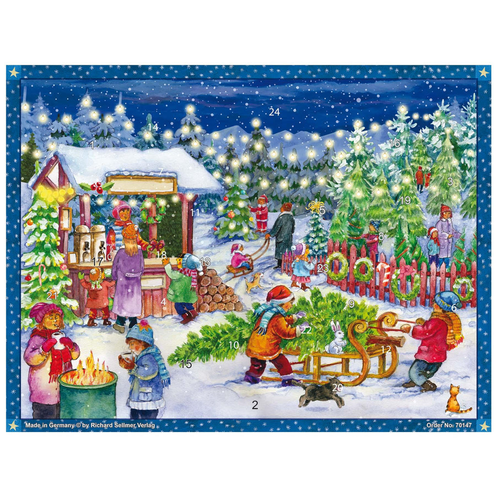 Calendario de Adviento "Venta de Árboles de Navidad"