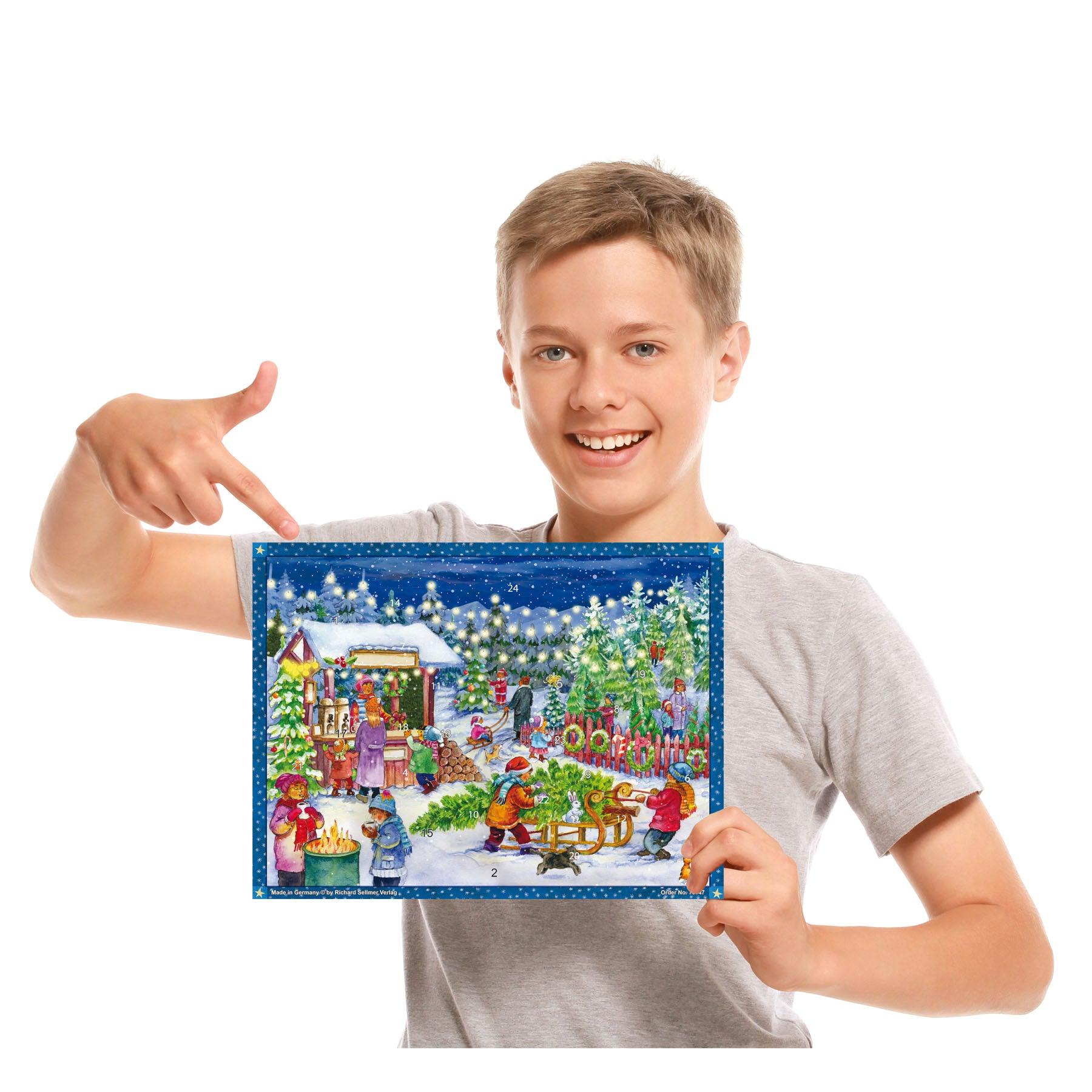 Calendario de Adviento "Venta de Árboles de Navidad"