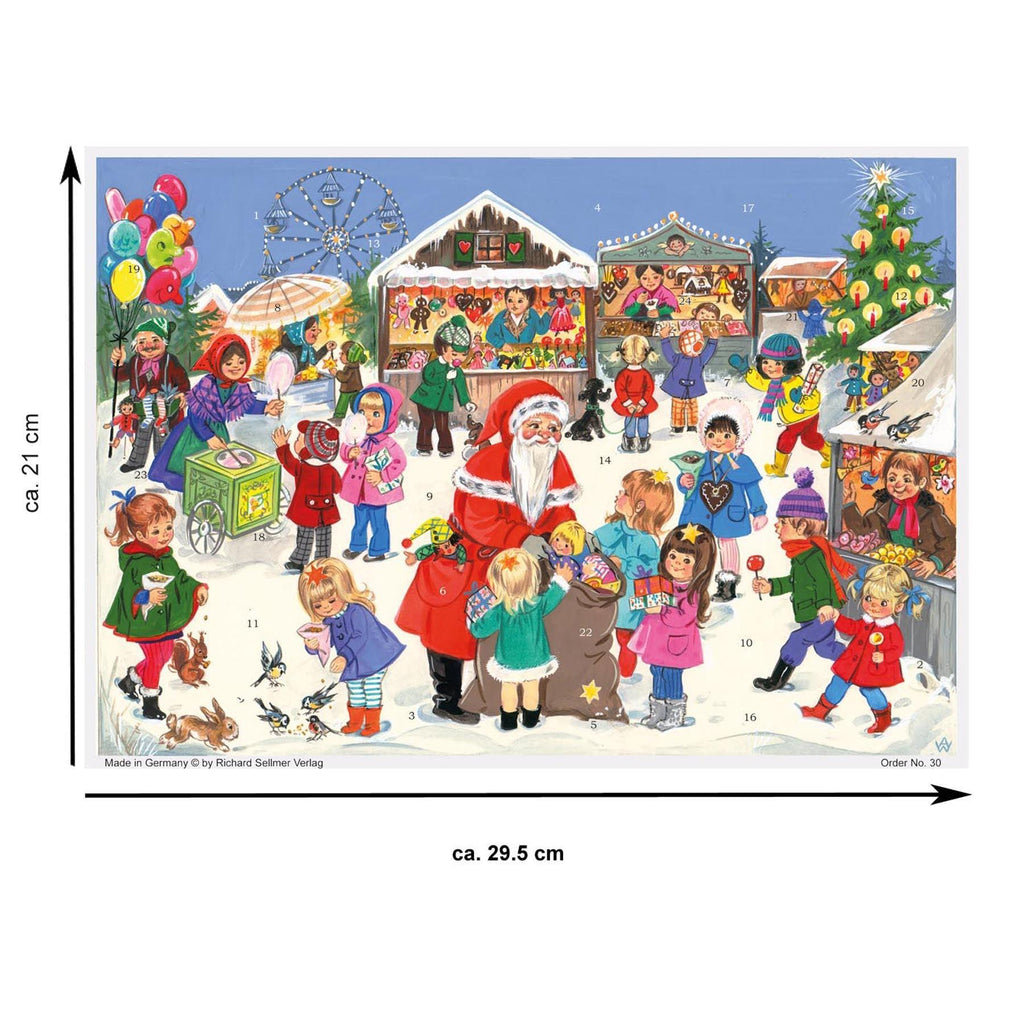 Calendario de Adviento "Weihnachtsjahrmarkt"