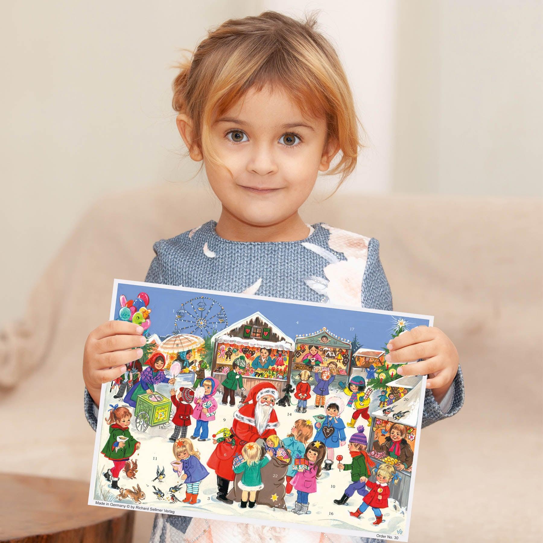 Calendario de Adviento "Weihnachtsjahrmarkt"