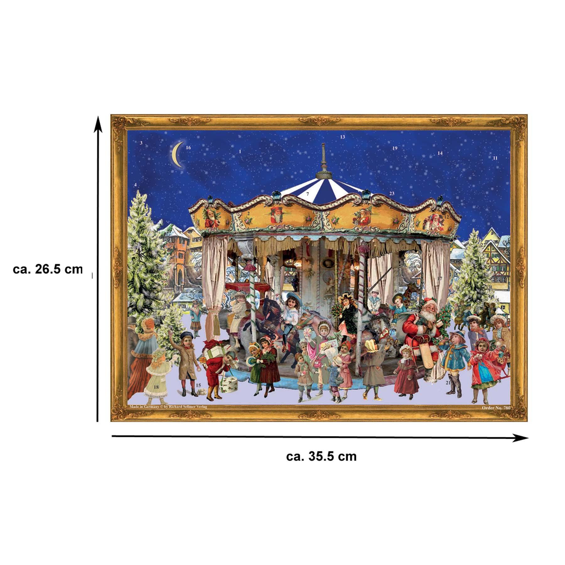 Calendario de Adviento "Carrusel de Navidad"