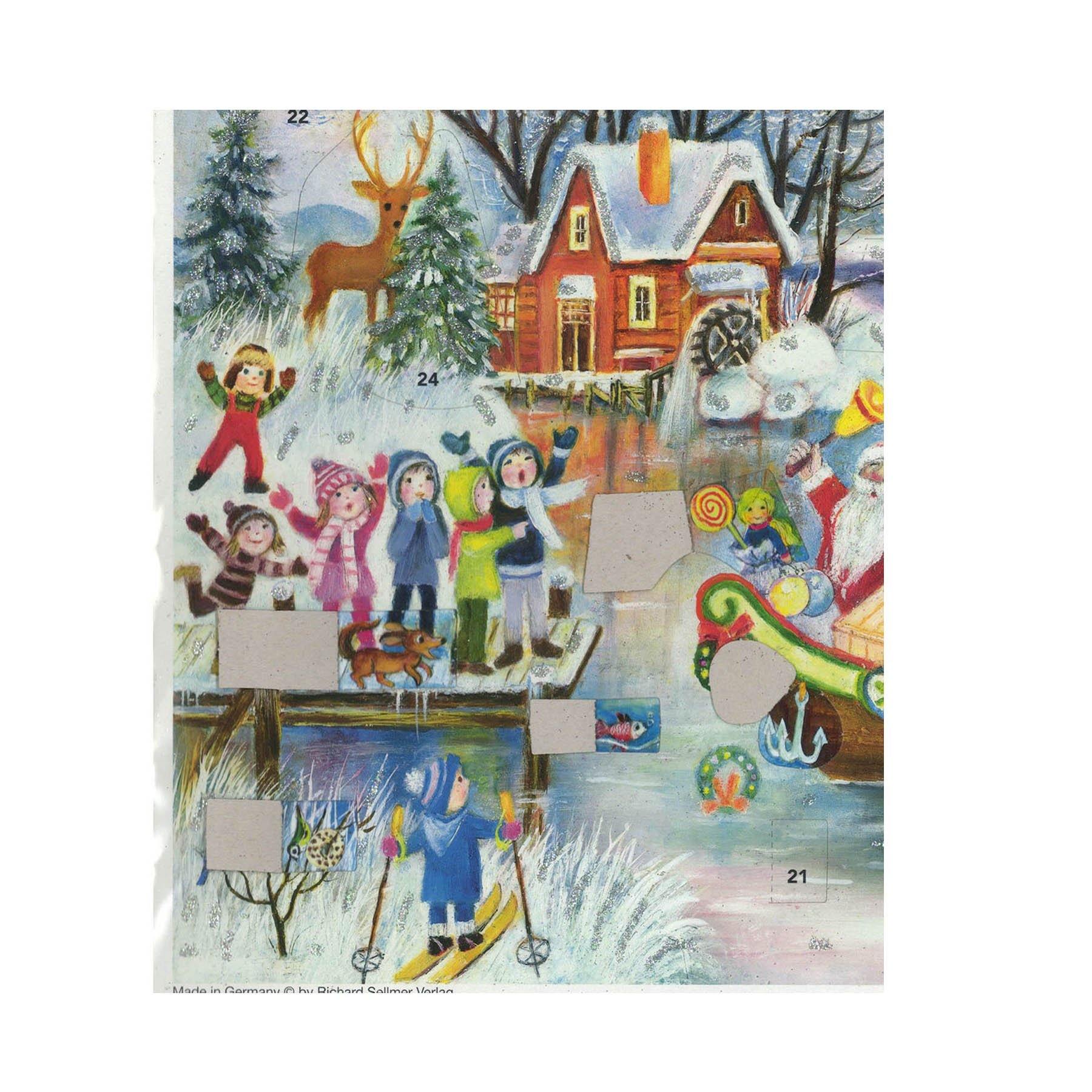 Calendario de Adviento "Papá Noel en el bote"