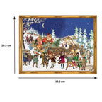 Calendario de Adviento "Papá Noel en trineo de renos"