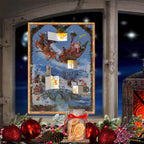 Calendario de Adviento "Papá Noel en el trineo"