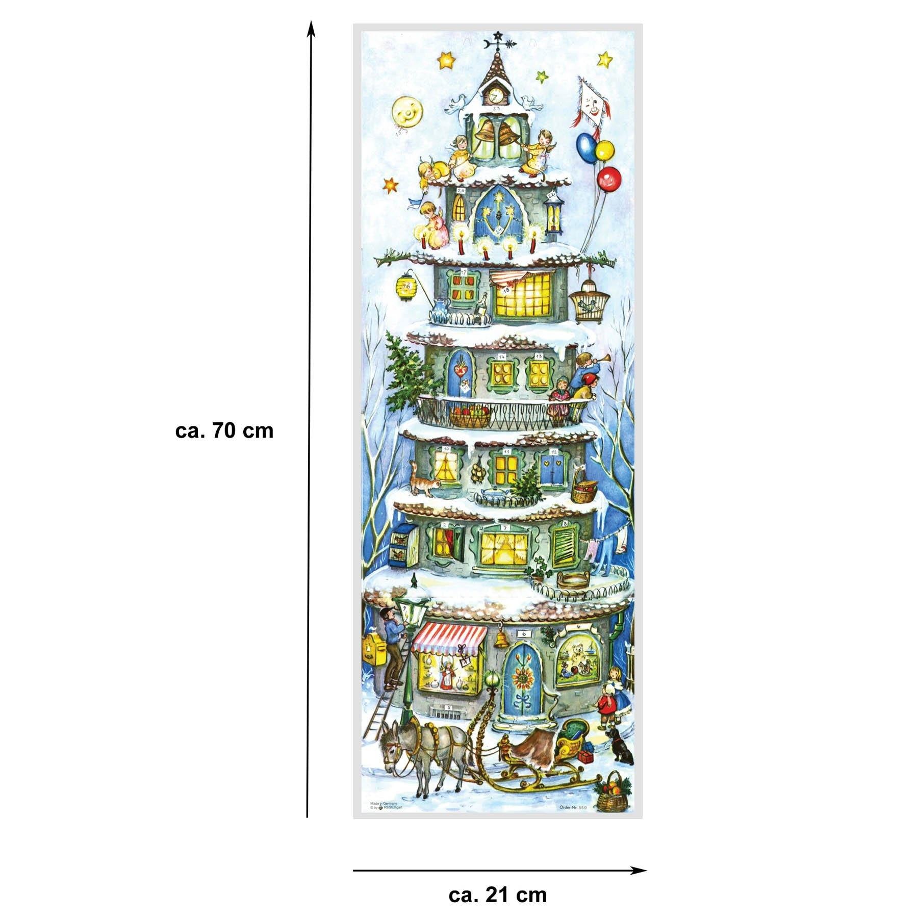 Calendario de Adviento "Pirámide de Navidad"