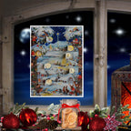Calendario de Adviento "Pueblo Invernal"