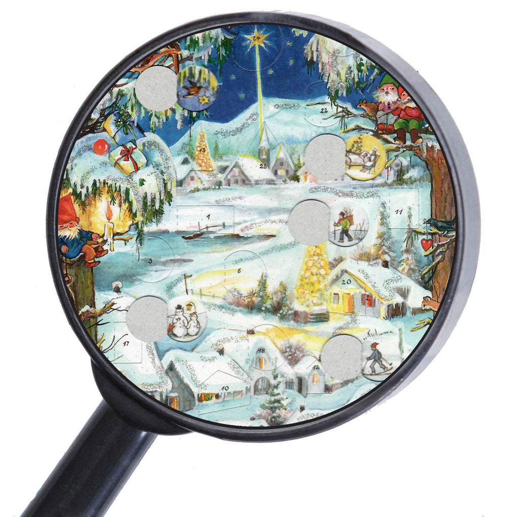 Calendario de Adviento "Pueblo Invernal"
