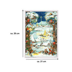 Calendario de Adviento "Pueblo Invernal"