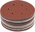 SZLIFIERKA ORBITALNA 150MM 350W Z REGULACJĄ OBROTÓW +KRĄŻKI P120 50sz. YATO